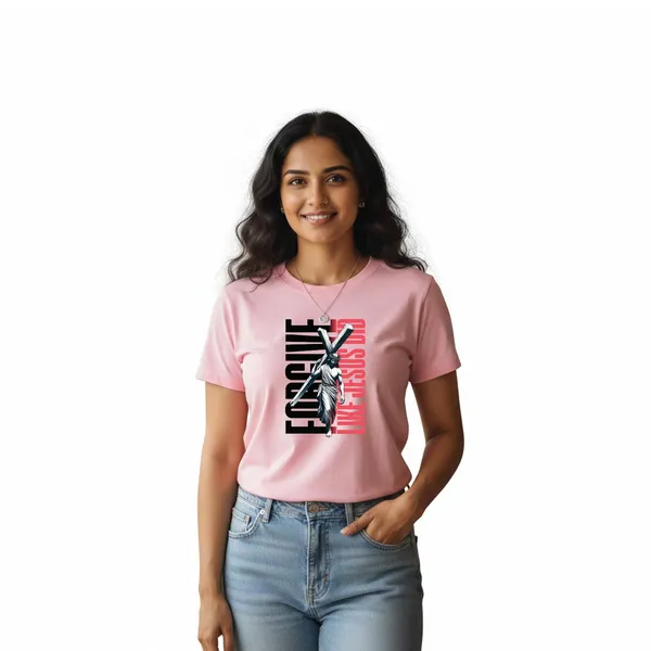 Womens_Graphic_Print_Round_Neck_T-Shirt_-_Jesus_(170_Gsm_Single_Jersey)