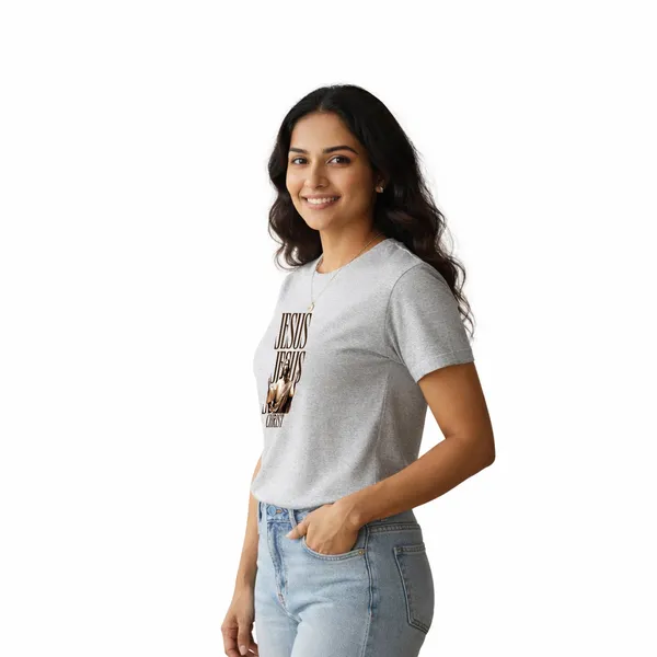 Womens_Graphic_Print_Round_Neck_T-Shirt_-_Jesus_(170_Gsm_Single_Jersey)