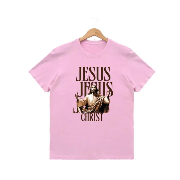 Womens_Graphic_Print_Round_Neck_T-Shirt_-_Jesus_(170_Gsm_Single_Jersey)