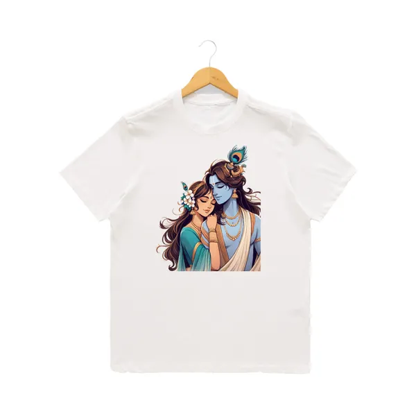 Womens_Graphic_Print_Round_Neck_T-Shirt_-_Krishna_(170_Gsm_Single_Jersey