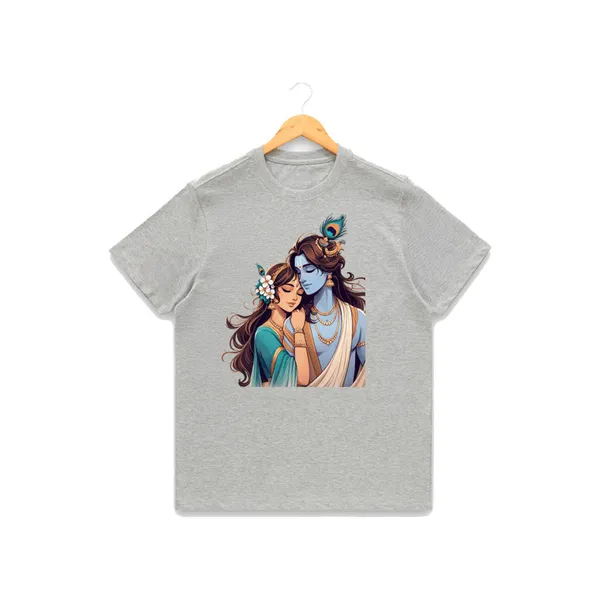 Womens_Graphic_Print_Round_Neck_T-Shirt_-_Krishna_(170_Gsm_Single_Jersey