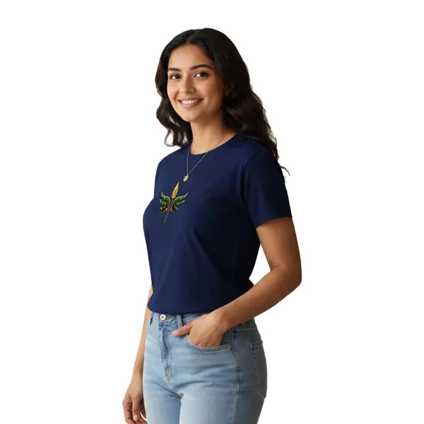 Womens_Graphic_Print_Round_Neck_T-Shirt_-_Murugan_(170_Gsm_Single_Jersey)