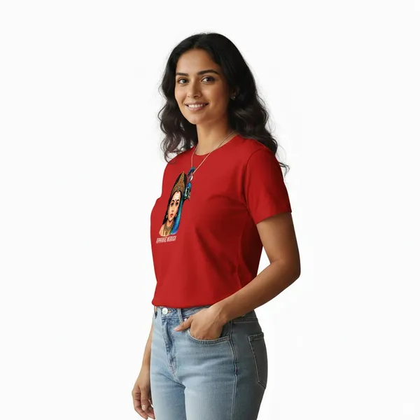 Womens_Graphic_Print_Round_Neck_T-Shirt_-_Murugan_(170_Gsm_Single_Jersey)