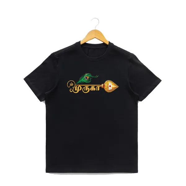 Womens_Graphic_Print_Round_Neck_T-Shirt_-_Murugan_(170_Gsm_Single_Jersey)