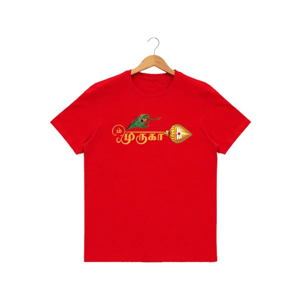 Womens_Graphic_Print_Round_Neck_T-Shirt_-_Murugan_(170_Gsm_Single_Jersey)