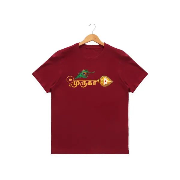Womens_Graphic_Print_Round_Neck_T-Shirt_-_Murugan_(170_Gsm_Single_Jersey)