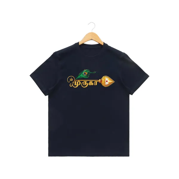 Womens_Graphic_Print_Round_Neck_T-Shirt_-_Murugan_(170_Gsm_Single_Jersey)