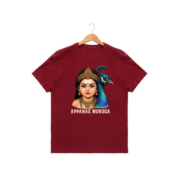 Womens_Graphic_Print_Round_Neck_T-Shirt_-_Murugan_(170_Gsm_Single_Jersey)