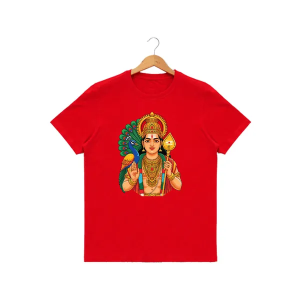 Womens_Graphic_Print_Round_Neck_T-Shirt_-_Murugan_(170_Gsm_Single_Jersey)