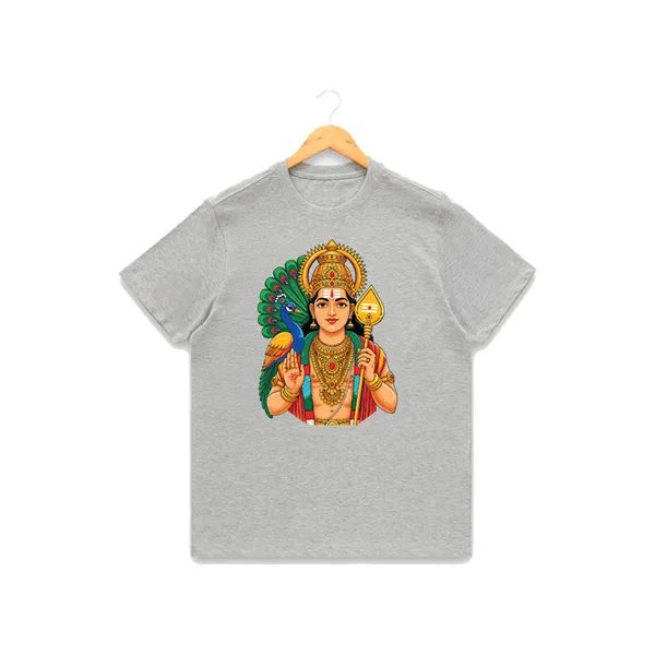 Womens_Graphic_Print_Round_Neck_T-Shirt_-_Murugan_(170_Gsm_Single_Jersey)