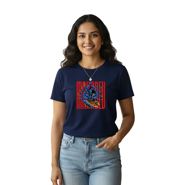 Womens_Graphic_Print_Round_Neck_T-Shirt_-_Shivan_(170_Gsm_Single_Jersey)