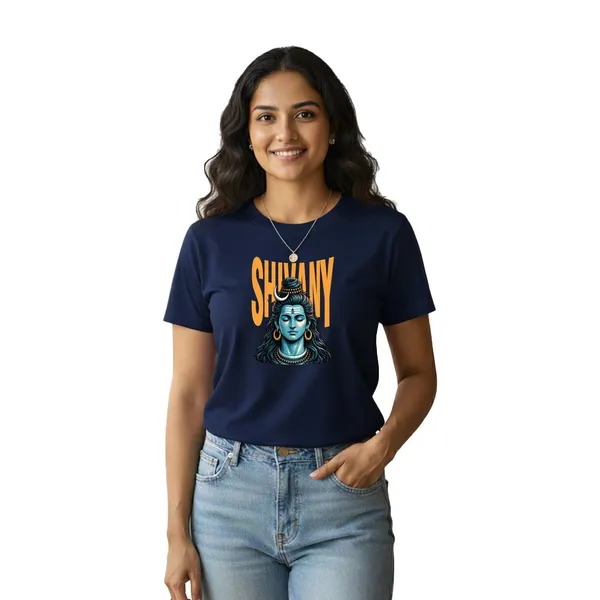 Womens_Graphic_Print_Round_Neck_T-Shirt_-_Shivan_(170_Gsm_Single_Jersey)