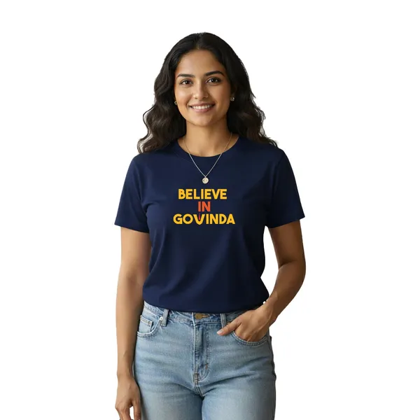 Womens_Graphic_Print_Round_Neck_T-Shirt_-_Thirupathi_Balaji_(170_Gsm_Single_Jersey)