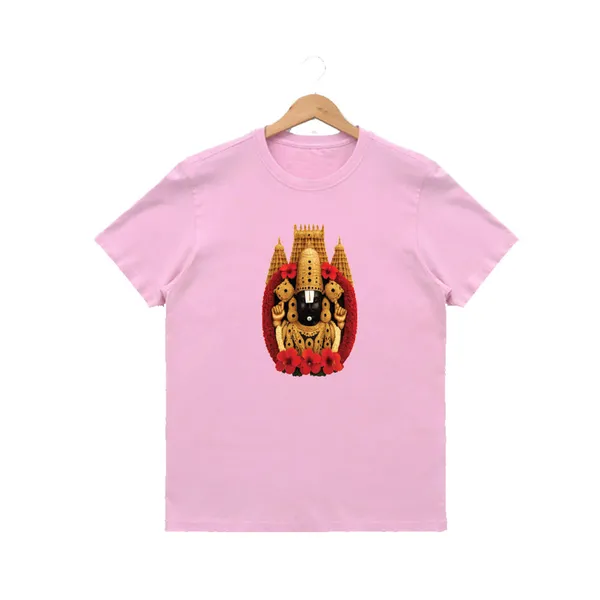 Womens_Graphic_Print_Round_Neck_T-Shirt_-_Thirupathi_Balaji_(170_Gsm_Single_Jersey)