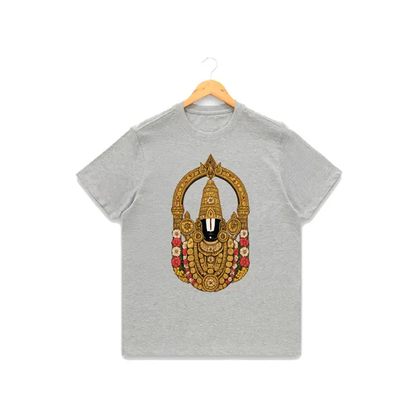 Womens_Graphic_Print_Round_Neck_T-Shirt_-_Thirupathi_Balaji_(170_Gsm_Single_Jersey)