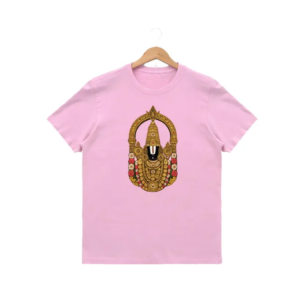 Womens_Graphic_Print_Round_Neck_T-Shirt_-_Thirupathi_Balaji_(170_Gsm_Single_Jersey)