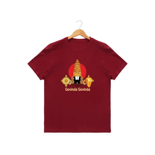 Womens_Graphic_Print_Round_Neck_T-Shirt_-_Thirupathi_Balaji_(170_Gsm_Single_Jersey)