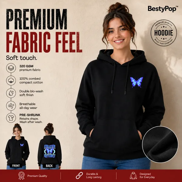 Womens_Hoodie_-_Evolution_Butterfly_(320_Gsm)