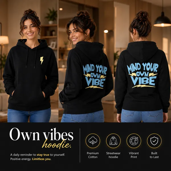 Womens_Hoodie_-_Mind_Your_Vibe_(320_Gsm)
