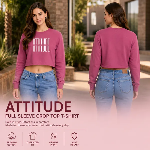Womens_Oversized_Full_Sleeve_Crop_Top_-_Attitude_(270_Gsm_French_Terry)