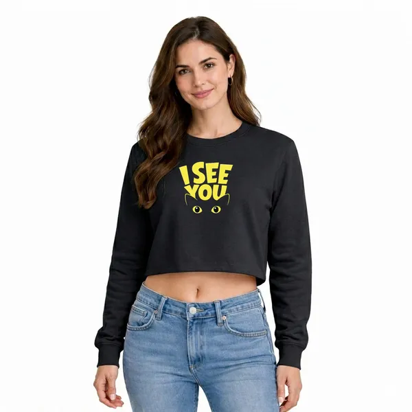 Womens_Oversized_Full_Sleeve_Crop_Top_-_I_See_You_(270_Gsm_French_Terry)
