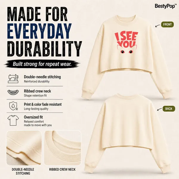 Womens_Oversized_Full_Sleeve_Crop_Top_-_I_See_You_(270_Gsm_French_Terry)