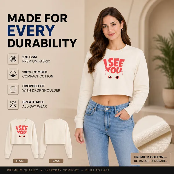 Womens_Oversized_Full_Sleeve_Crop_Top_-_I_See_You_(270_Gsm_French_Terry)