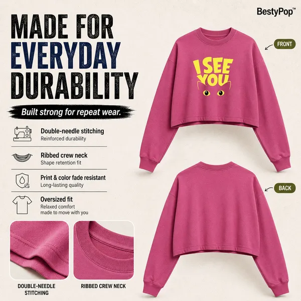 Womens_Oversized_Full_Sleeve_Crop_Top_-_I_See_You_(270_Gsm_French_Terry)