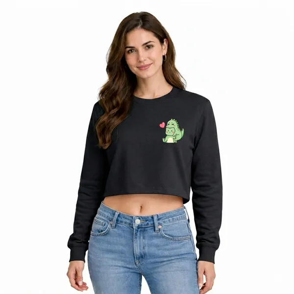 Womens_Oversized_Full_Sleeve_Crop_Top_-_Dino_(270_Gsm_French_Terry)