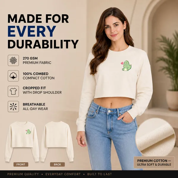 Womens_Oversized_Full_Sleeve_Crop_Top_-_Dino_(270_Gsm_French_Terry)