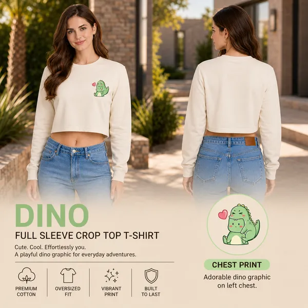 Womens_Oversized_Full_Sleeve_Crop_Top_-_Dino_(270_Gsm_French_Terry)