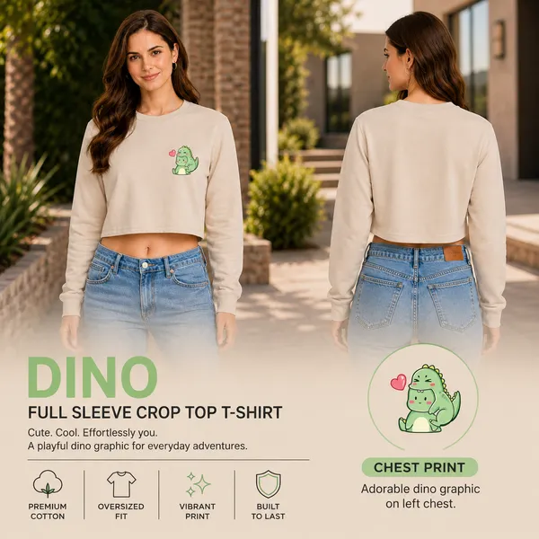 Womens_Oversized_Full_Sleeve_Crop_Top_-_Dino_(270_Gsm_French_Terry)