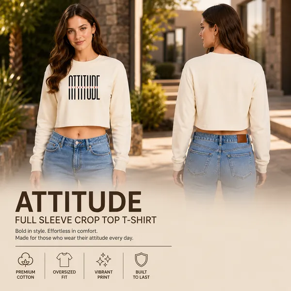 Womens_Oversized_Full_Sleeve_Crop_Top_-_Attitude_(270_Gsm_French_Terry)