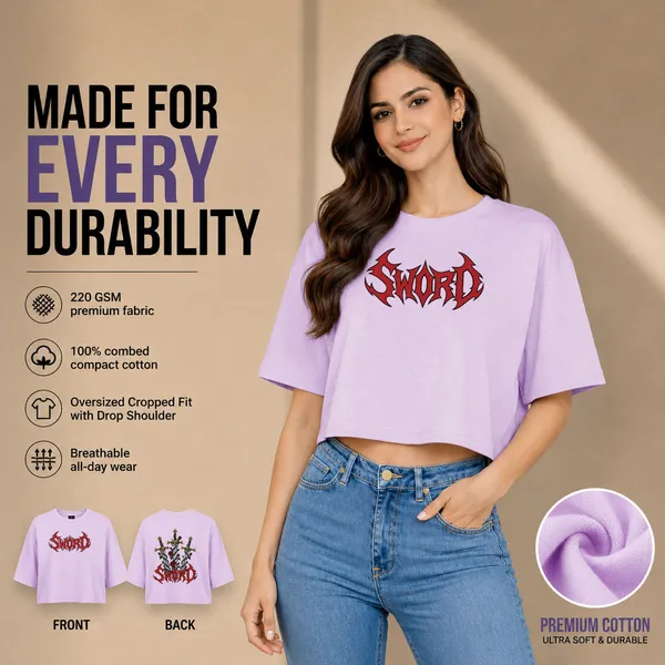 Womens_Oversized_Half_Sleeve_Crop_Top_-_220_Gsm