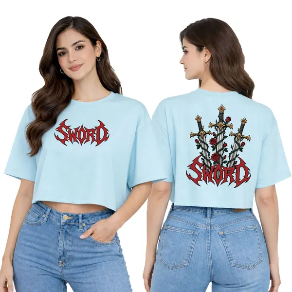 Womens_Oversized_Half_Sleeve_Crop_Top_-_220_Gsm