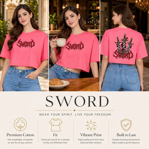 Womens_Oversized_Half_Sleeve_Crop_Top_-_220_Gsm