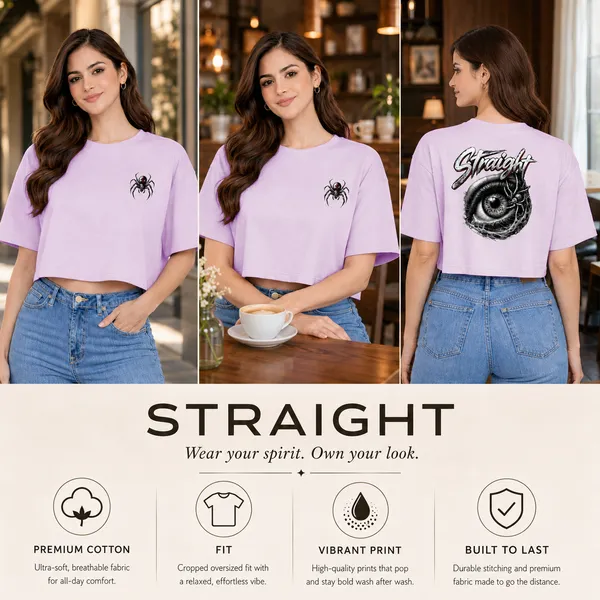 Womens_Oversized_Half_Sleeve_Crop_Top_-_220_Gsm