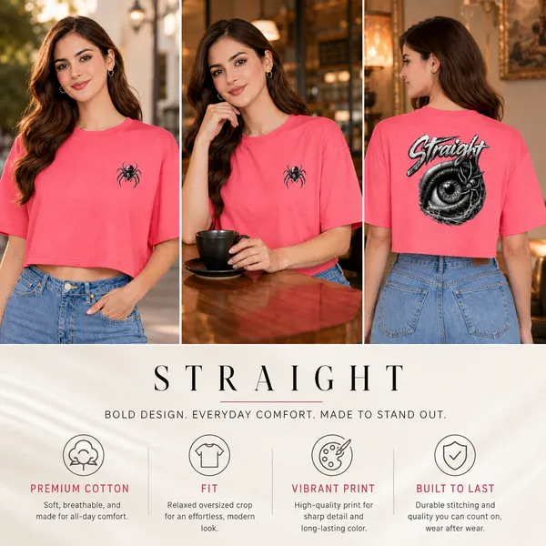 Womens_Oversized_Half_Sleeve_Crop_Top_-_220_Gsm