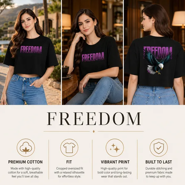 Womens_Oversized_Half_Sleeve_Crop_Top_-_220_Gsm