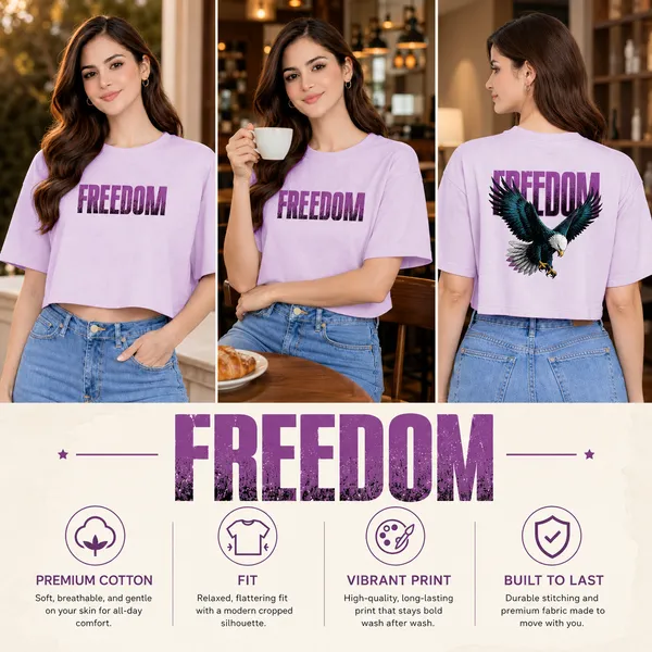 Womens_Oversized_Half_Sleeve_Crop_Top_-_220_Gsm