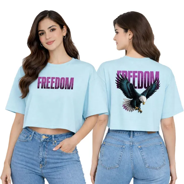 Womens_Oversized_Half_Sleeve_Crop_Top_-_220_Gsm