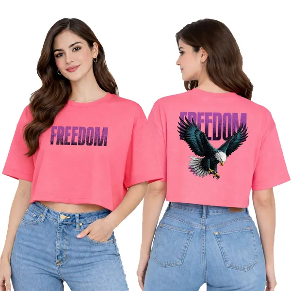 Womens_Oversized_Half_Sleeve_Crop_Top_-_220_Gsm