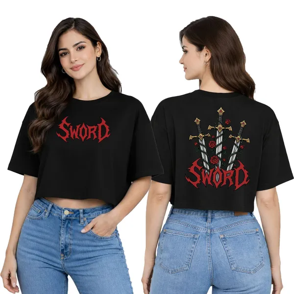 Womens_Oversized_Half_Sleeve_Crop_Top_-_220_Gsm