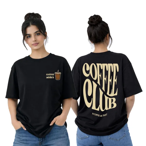 Womens_Oversized_T-Shirt_-_Coffee_Club_(225_Gsm_Heavyweight_Fabric)