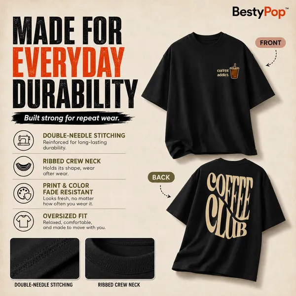 Womens_Oversized_T-Shirt_-_Coffee_Club_(225_Gsm_Heavyweight_Fabric)
