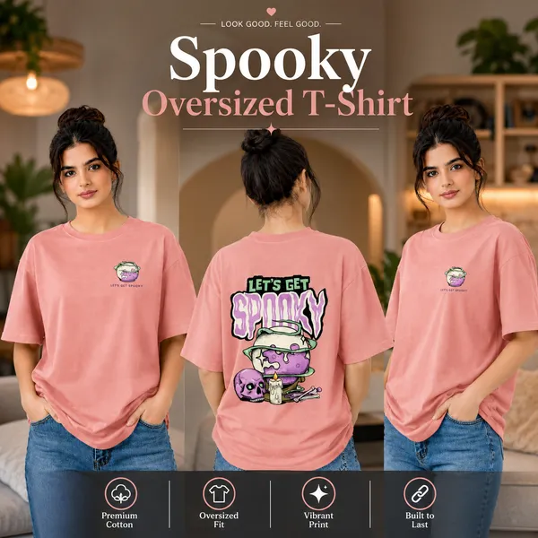Womens_Oversized_Graphic_T-Shirt_-_Spooky_(225_Gsm_Heavyweight_Fabric)