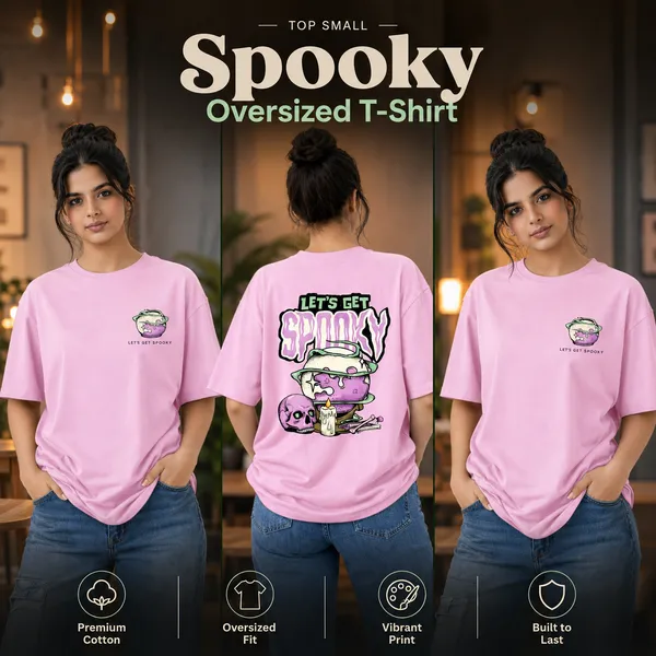 Womens_Oversized_Graphic_T-Shirt_-_Spooky_(225_Gsm_Heavyweight_Fabric)