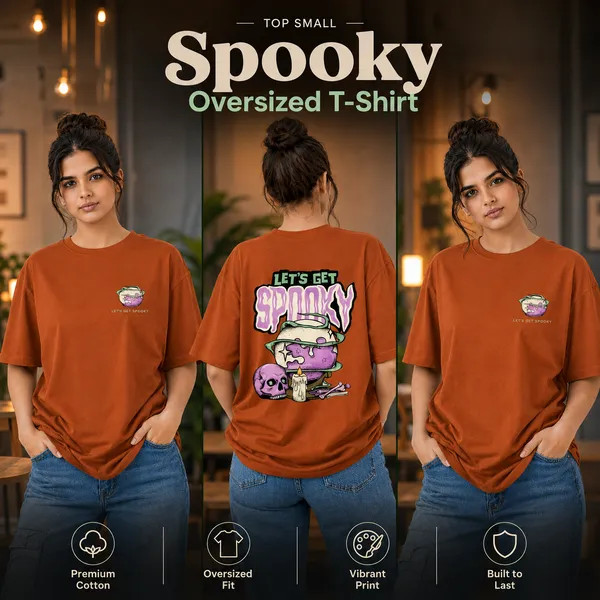 Womens_Oversized_Graphic_T-Shirt_-_Spooky_(225_Gsm_Heavyweight_Fabric)