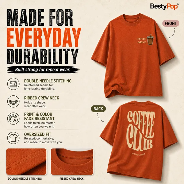 Womens_Oversized_T-Shirt_-_Coffee_Club_(225_Gsm_Heavyweight_Fabric)