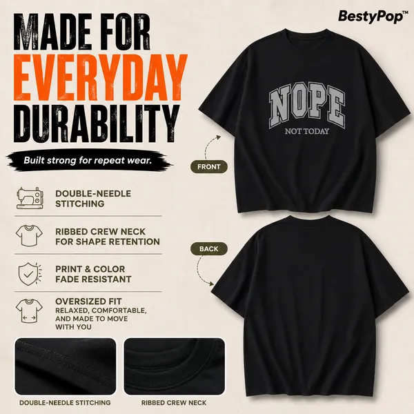 Womens_Oversized_T-Shirt_-_Nope_(225_Gsm_Heavyweight_Fabric)